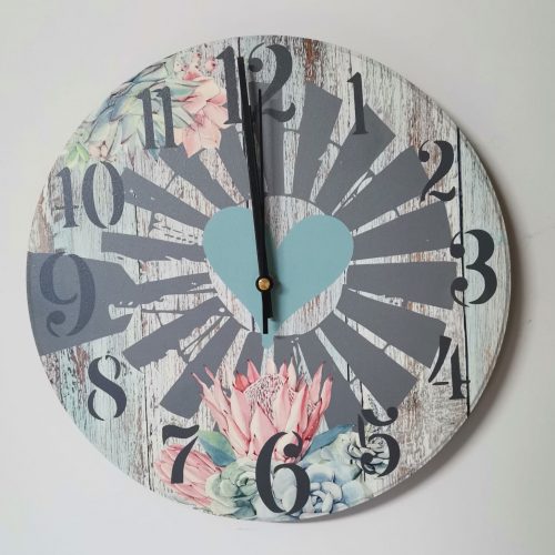 Clock Windpomp Teal
