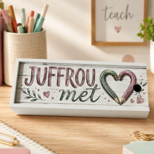 Pencil Box – Juffrou met hart 2022