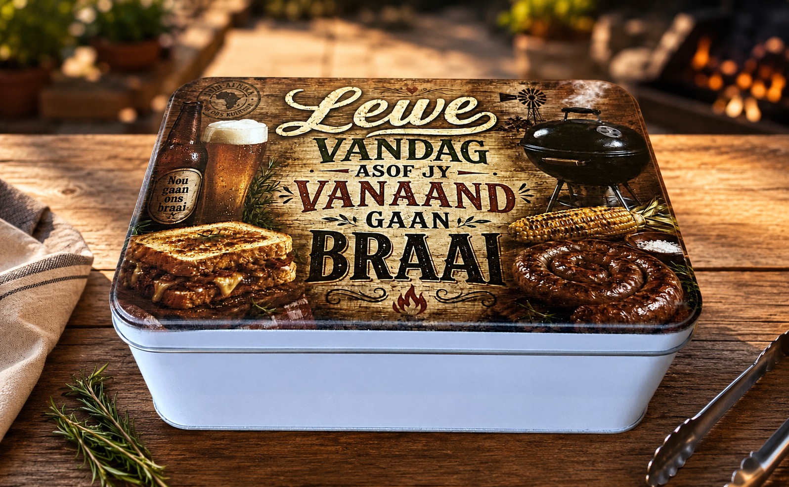 Tin Lrge - Braai
