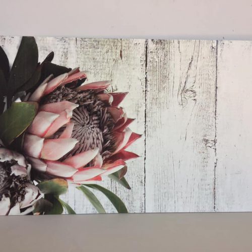 Placemats set of 4 WOOD – Light Protea