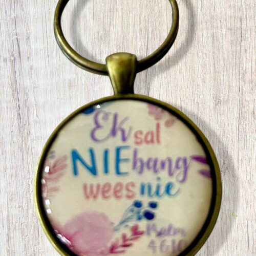 Keyring 30mm Ek sal nie bang wees