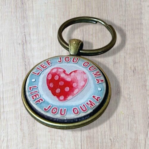 Keyring 30mm Lief jou Ouma 2024