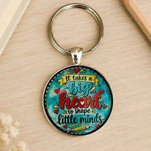 Keyring 30mm It takes a big heart