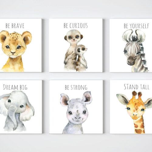 Africa Animal Set of 6 English