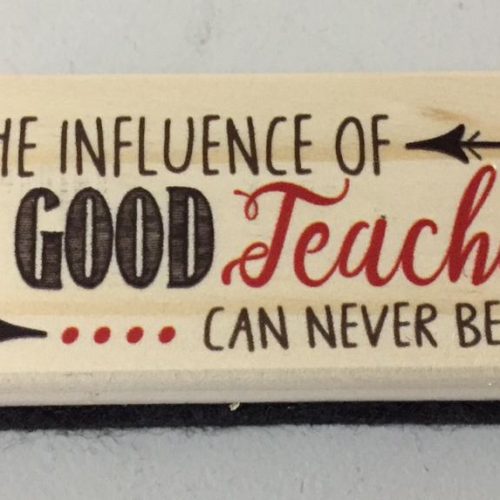 Board uitve?r- The influence of a good teacher