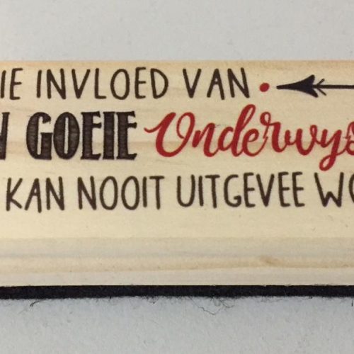 Bord uitveer – Die invloed van ‘n goeie onderwyser