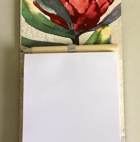 Magnetic Notepad – Dark Protea