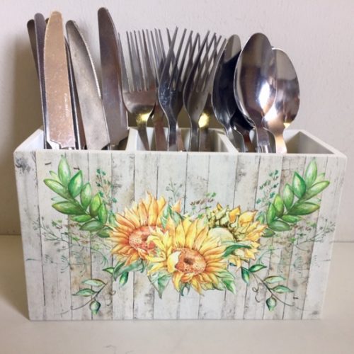 Cutlery Holder – Sunflower