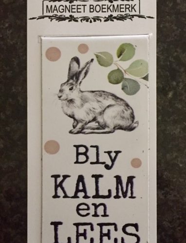 Magnetic Bookmark – Bly kalm en lees