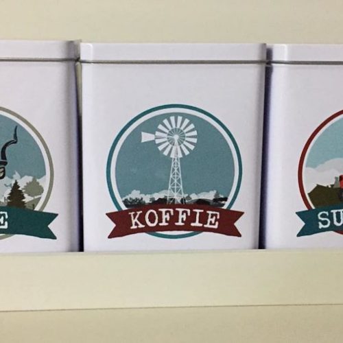 Tin Set – Koffie Tee Suiker Plaas