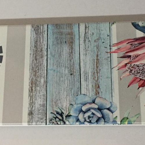 20x60cm Platter Windmill Teal