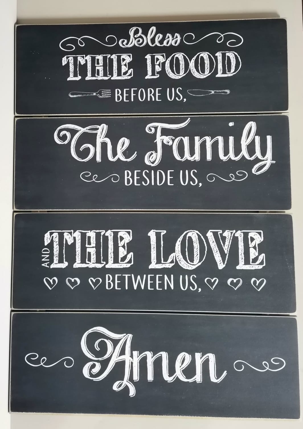 Bless the Food chalkboard 59x42cm