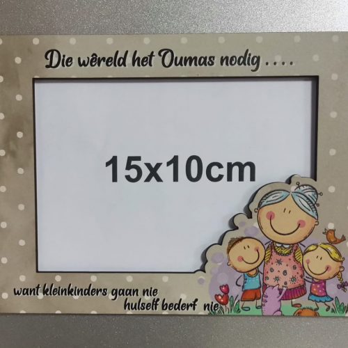 Magnetic Frame Wood -W?reld het Oumas nodig
