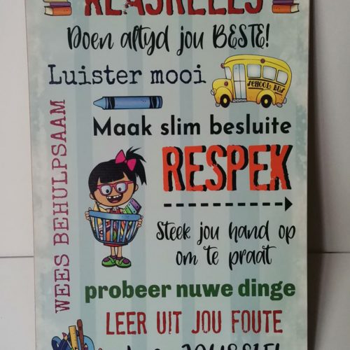 Klasre?ls Sign 25x40cm