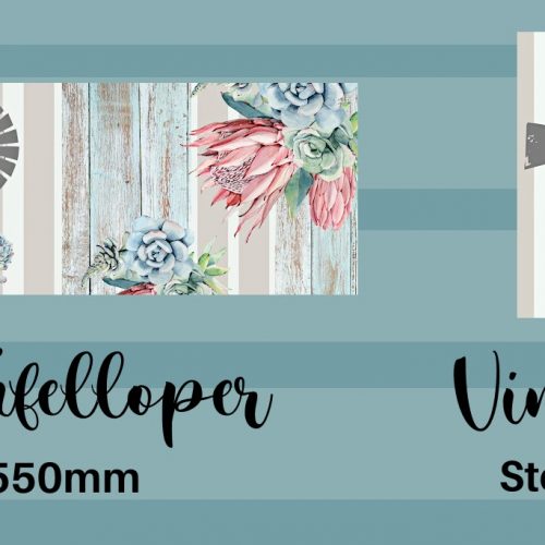 Vinyl Table Runner 400x1550mm Windpomp Teal