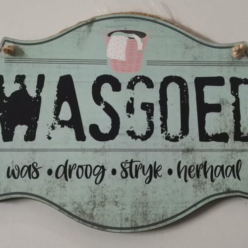 Small Sign (A4) – Wasgoed