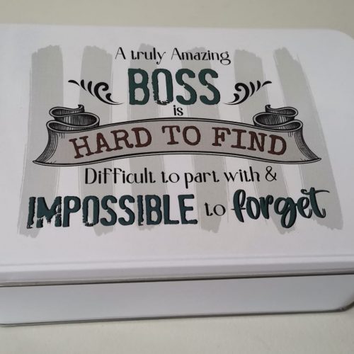Tin Lrge –  Amazing Boss