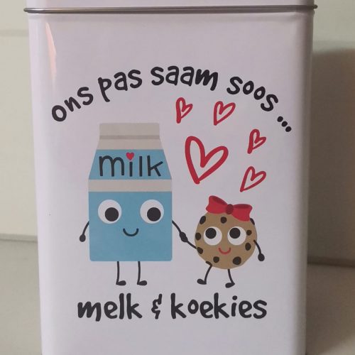 Tin – Melk en Koekies