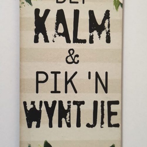 Fridge Magnet – Pik ‘n wyntjie