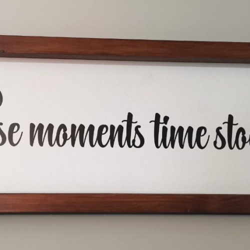 Long Sign In these moments