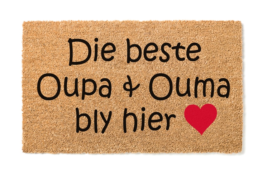 Doormat – Die beste Ouma & Oupa bly hier