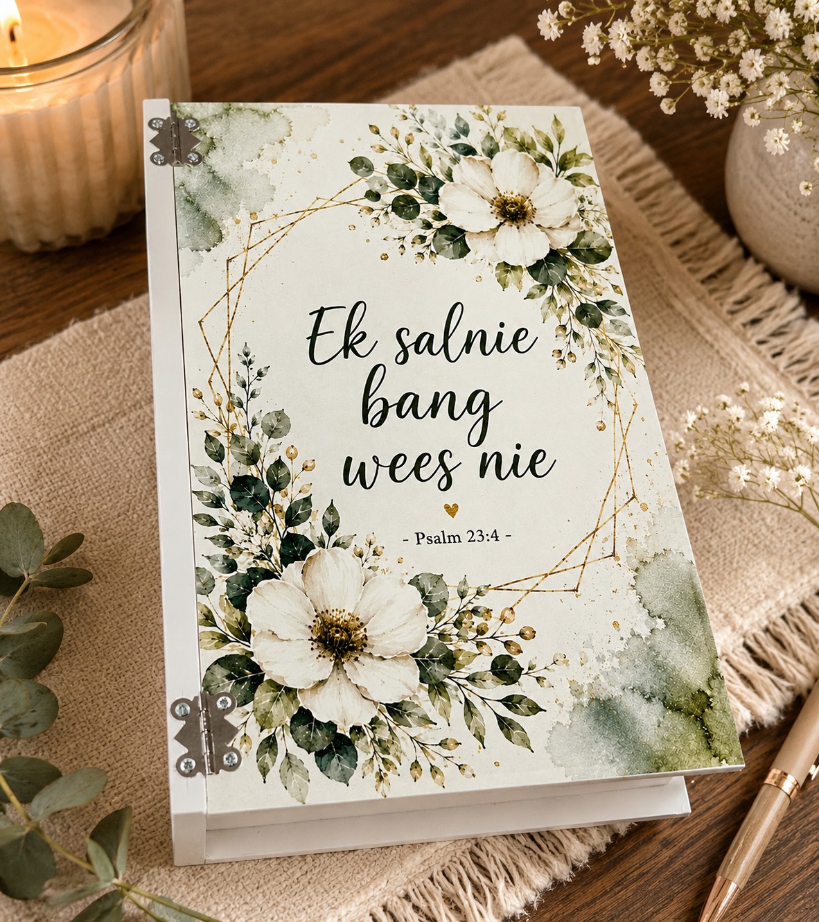 Ek sal nie bang wees nie - Bible / Keepsake Box
