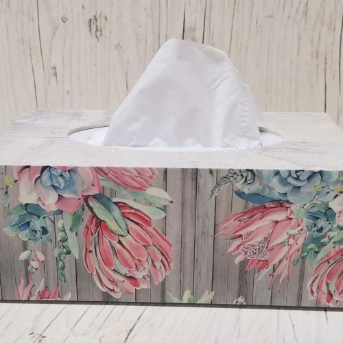 TISSUE BOX – Light Protea 2022
