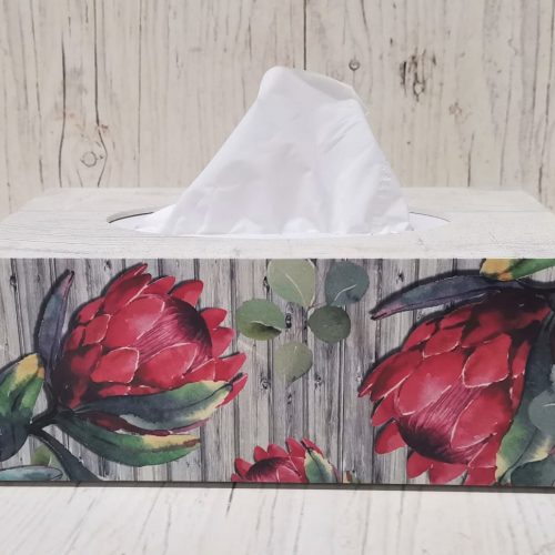 TISSUE BOX – Dark Protea 2022