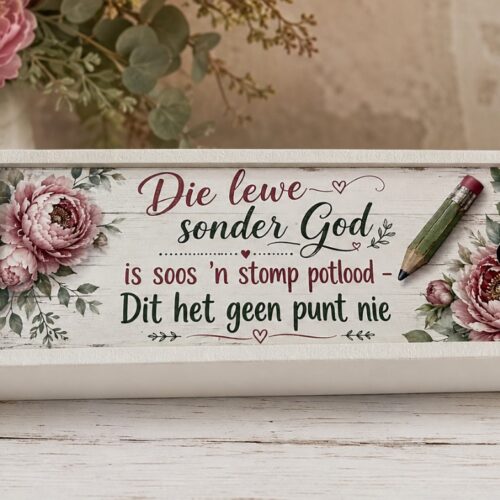 Pencil Box – Die lewe sonder God