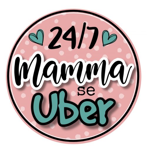 Mamma se Uber – Vinyl Sticker 8cm