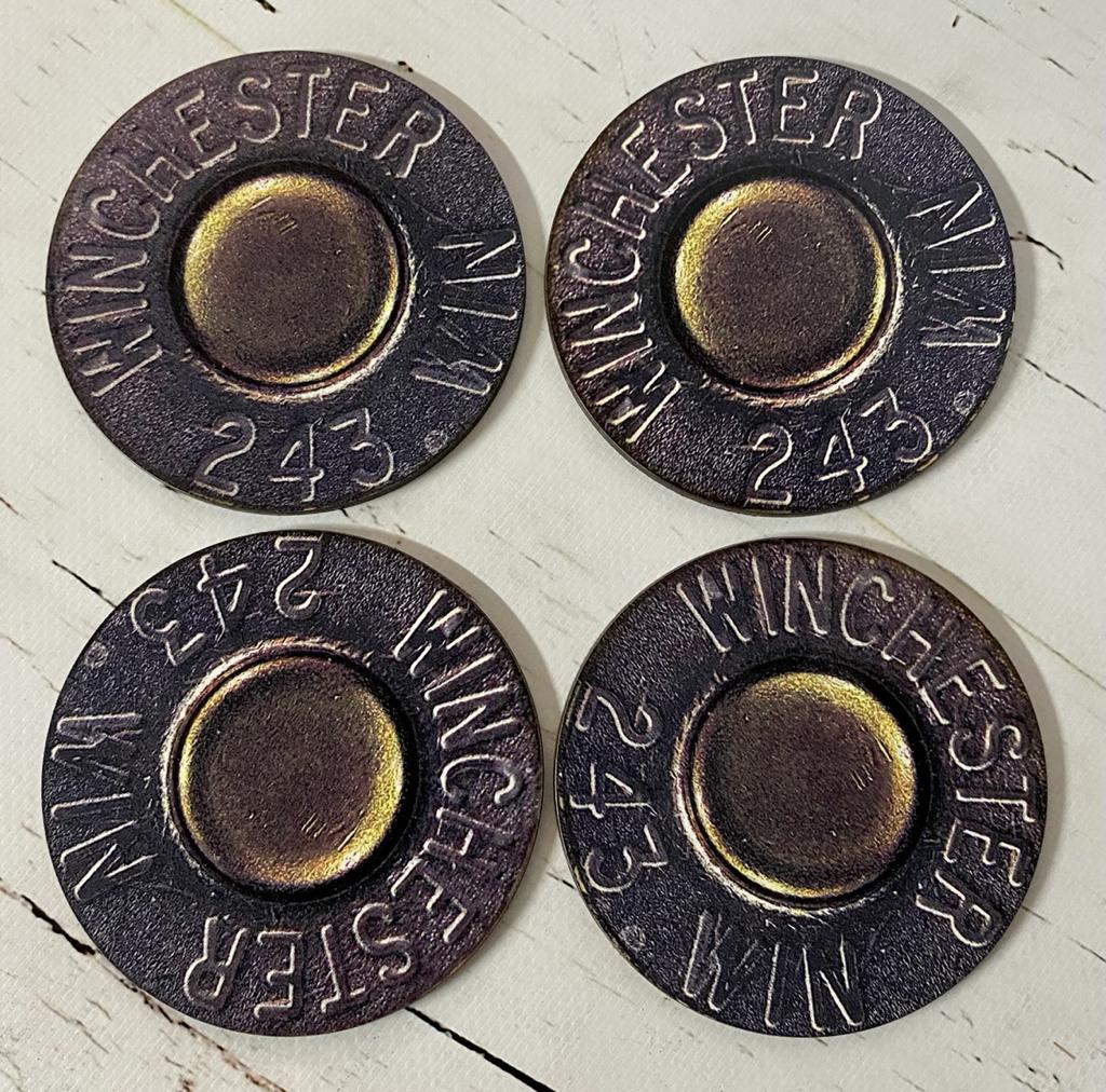 Coaster (4) 243 Winchester Bullet