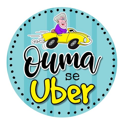 Ouma se Uber – Vinyl Sticker 8cm