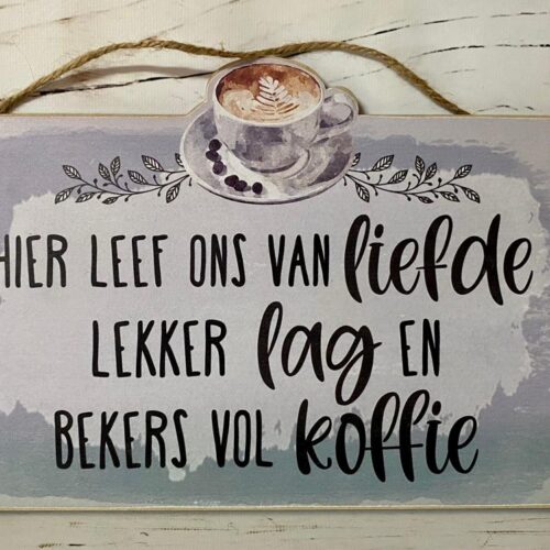 Small Sign (A4) – Liefde Lag & Koffie 2023
