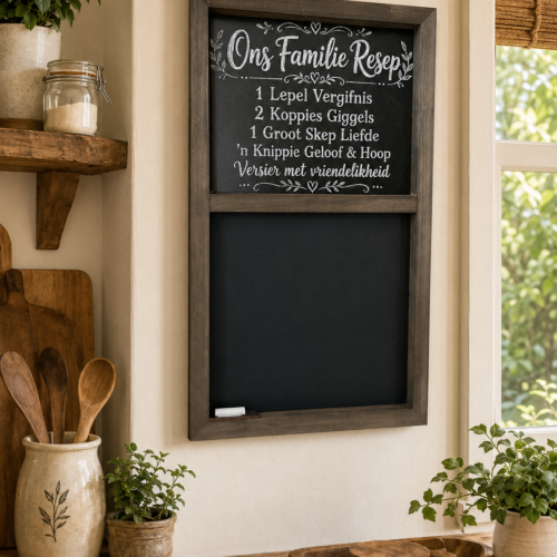 Blackboard Familie Resep