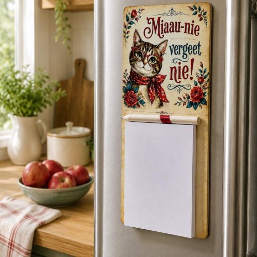 Magnetic Notepad – Cat