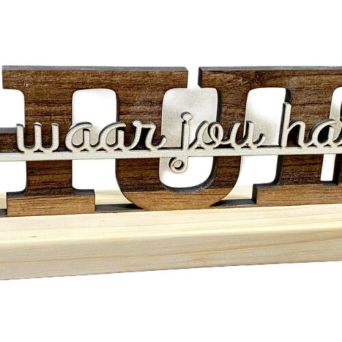 Huis  – woord staander