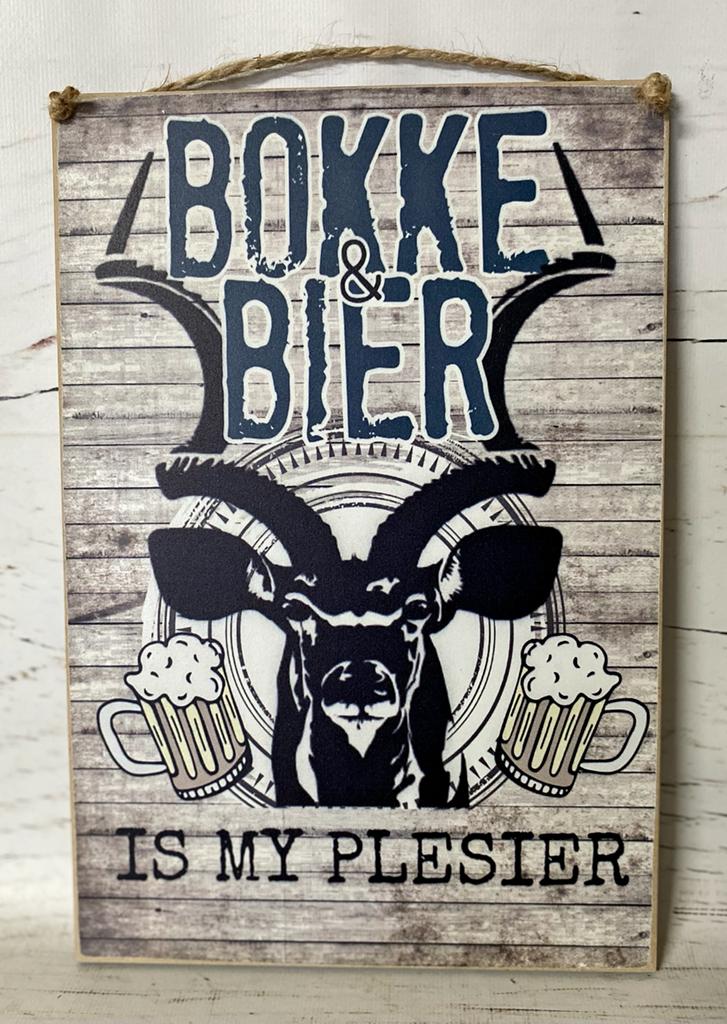Small Sign (A4) – Bokke & Bier 2023