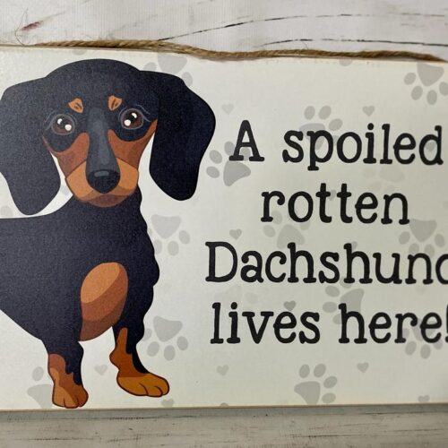 Small Sign (A4) – Dachshund 2023