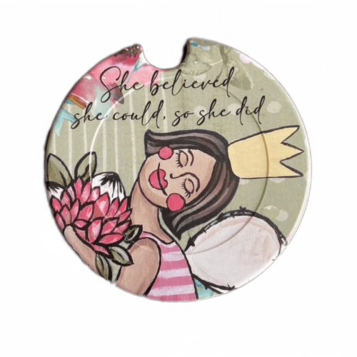 Licence Disk Holder She believed she could 2023