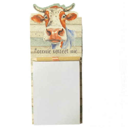 Magnetic Notepad – Cow 2023