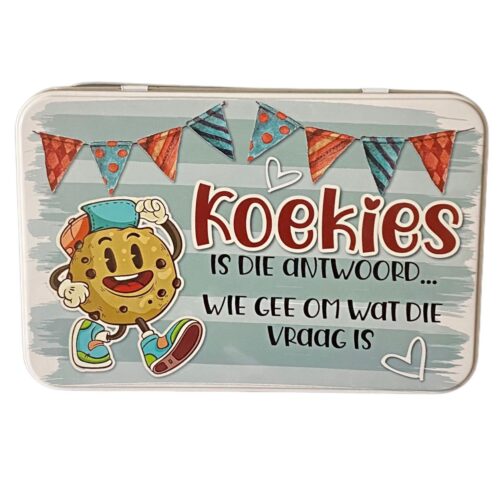 Tin Lrge –  Koekies is die antwoord 2024