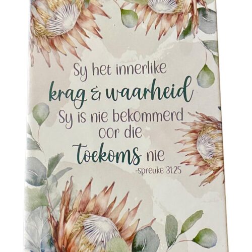 A5 Journal/Notebook – Sy het Innerlike Krag Spreuke 31v25 2025