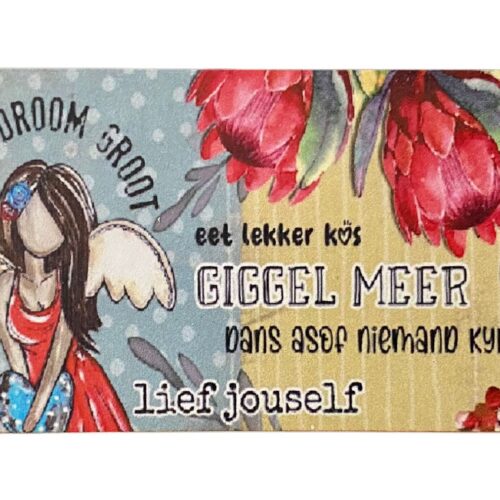 Fridge Magnet – Droom groot 2024