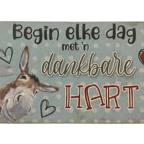Fridge Magnet – Dankbare Hart 2024