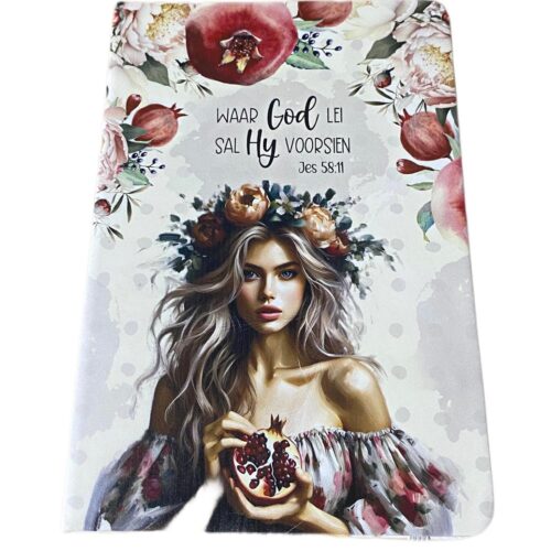 A5 Journal/Notebook – Waar God lei sal Hy voorsien Jes 58:11