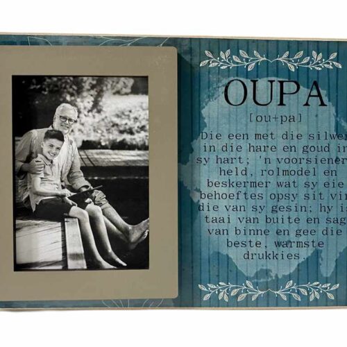 Small Frame  (A4) – Oupa 2024