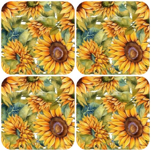 Coaster (4) Sunflower 2024