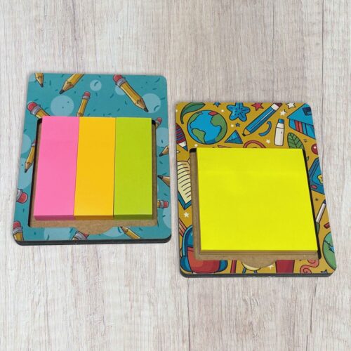 Sticky Note Holder Square Teacher 2024 (Qty 1)