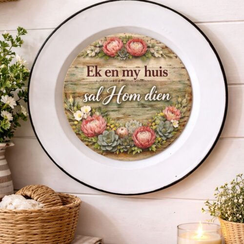 Enamel Sign (22cm) – Ek en my Huis