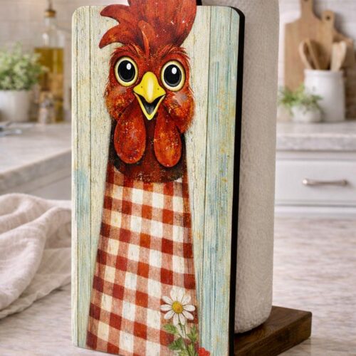 TOILET ROLL / PAPER TOWEL HOLDER – Rooster 2026